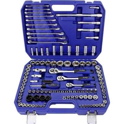 Zestaw 120 elementów Blue Spot Tools - Klucze i nasadki Zestaw 120 elementów Blue Spot Tools - Klucze i nasadki