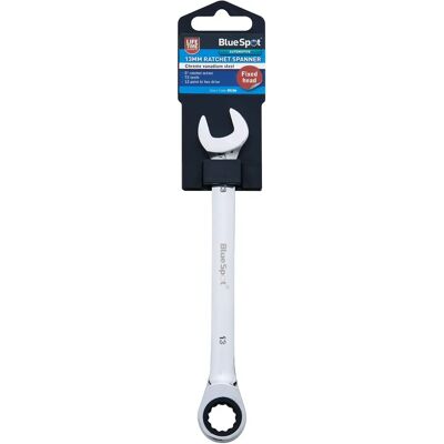 Blue Spot 13mm Chrome Vanadium Ratchet Spanner - 05106 Blue Spot 13mm Chrome Vanadium Ratchet Spanner - 05106