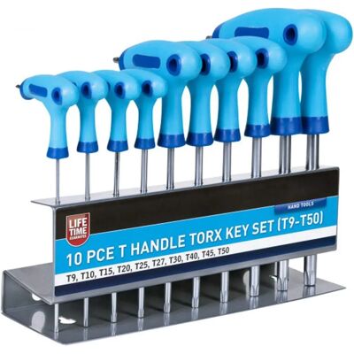 BlueSpot 12184 Jeu de 10 clés Torx à poignée T - Set d'outils - Publicité BlueSpot 12184 Jeu de 10 clés Torx à poignée T - Set d'outils - Publicité