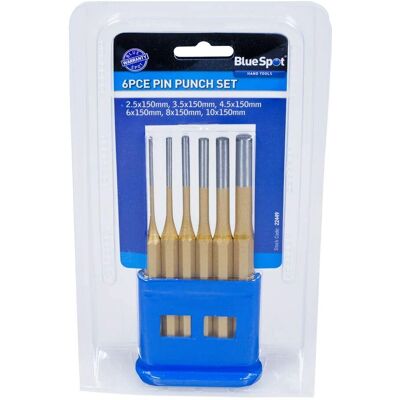 Ensemble de 6 poinçons en or BlueSpot Tools 22449 - Publicité Ensemble de 6 poinçons en or BlueSpot Tools 22449 - Publicité