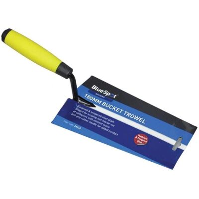 BlueSpot 180mm Bucket Trowel - Soft Grip Steel BlueSpot 180mm Bucket Trowel - Soft Grip Steel