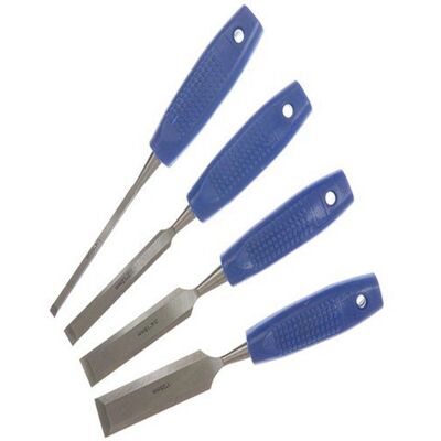 BlueSpot Tools 4-Piece Wood Chisel Set - 6, 12, 19, 25mm BlueSpot Tools 4-Piece Wood Chisel Set - 6, 12, 19, 25mm