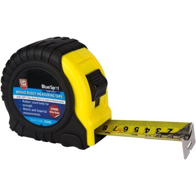 BlueSpot 10m Blue Spot Tape Measure - Broad Buddy Tools BlueSpot 10m Blue Spot Tape Measure - Broad Buddy Tools