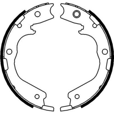 Isuzu - Trooper - Mfr672 - Rear - Brake shoe set Isuzu - Trooper - Mfr672 - Rear - Brake shoe set