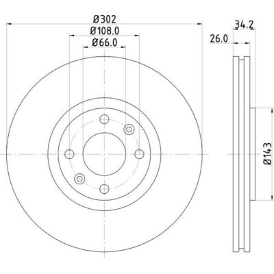 Don Pcd12462 302mm Vordere Bremsscheiben - Bremsen Don Pcd12462 302mm Vordere Bremsscheiben - Bremsen