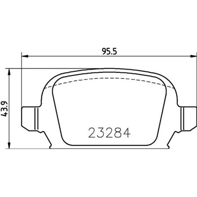 Opel PCP1532 Hinterachse Bremsbeläge - Lucas Bremsesystem Opel PCP1532 Hinterachse Bremsbeläge - Lucas Bremsesystem