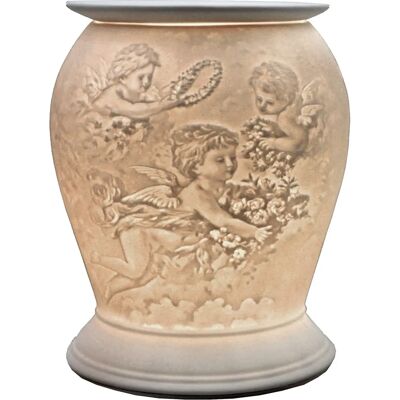 Cello - Barrel Wax Melt Burner S - Porcelain - Cherub - Wax Melt Burner Cello - Barrel Wax Melt Burner S - Porcelain - Cherub - Wax Melt Burner