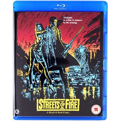 Sony Blu-ray - Streets Of Fire - Région 2 - 90 mins - Certificat 15 - Publicité Sony Blu-ray - Streets Of Fire - Région 2 - 90 mins - Certificat 15 - Publicité