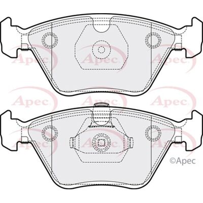 APEC Braking - Pad1225 - Front - OE Quality - Brake Pads APEC Braking - Pad1225 - Front - OE Quality - Brake Pads