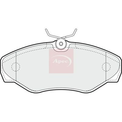 Apec Braking - 1240 - Front - OE Quality - Brake Pads Set Apec Braking - 1240 - Front - OE Quality - Brake Pads Set