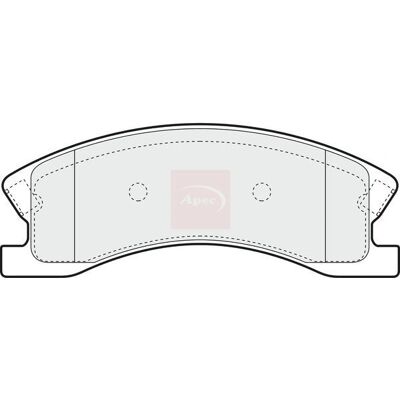 APEC Braking - Front Brake Pads Set - Brake pads APEC Braking - Front Brake Pads Set - Brake pads