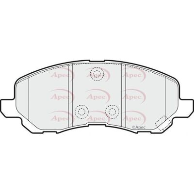 APEC Braking - Pad1545 - Front - OE Quality - Brake Pads APEC Braking - Pad1545 - Front - OE Quality - Brake Pads
