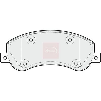 APEC Braking - 1816 - Front - OE Quality - Brake Pads APEC Braking - 1816 - Front - OE Quality - Brake Pads