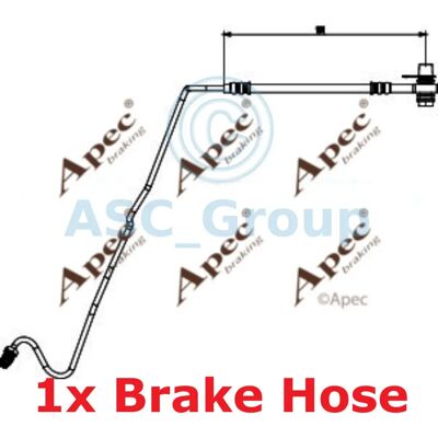 APEC Braking - Hos3875 - 192mm Disc - Brake Caliper Hose APEC Braking - Hos3875 - 192mm Disc - Brake Caliper Hose