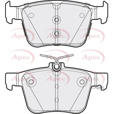 APEC Pad1934 - VW Touran - Tiguan - Passat - Brake pad set APEC Pad1934 - VW Touran - Tiguan - Passat - Brake pad set