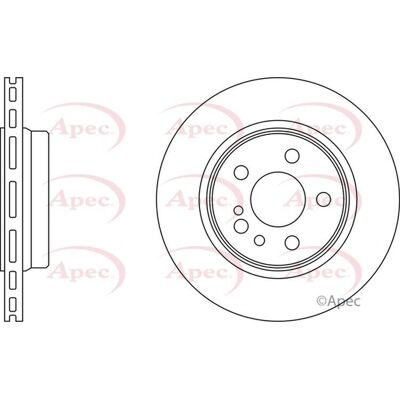 Apec Braking - DSK928 - 300mm - Vented - Brake Disc Apec Braking - DSK928 - 300mm - Vented - Brake Disc