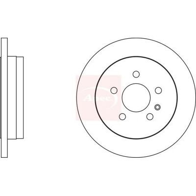 APEC Braking - DSK2133 - 285mm - Solid - Brake Discs APEC Braking - DSK2133 - 285mm - Solid - Brake Discs