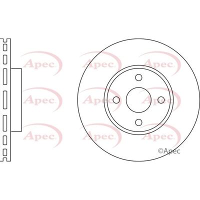 Apec Braking - Dsk2222 - 275mm - Vented - Brake Discs Apec Braking - Dsk2222 - 275mm - Vented - Brake Discs