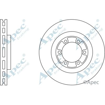 APEC Braking - DSK2321 - 280mm - Vented - Brake Discs APEC Braking - DSK2321 - 280mm - Vented - Brake Discs