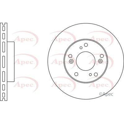 Apec Braking - DS K2618 - 262mm - Vented - Brake Disc Apec Braking - DS K2618 - 262mm - Vented - Brake Disc