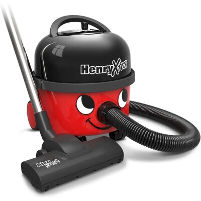 Numatic Henry Xtra Bagged Cylinder Vacuum, 9 Litre, 620 Watt, Red Numatic Henry Xtra Bagged Cylinder Vacuum, 9 Litre, 620 Watt, Red