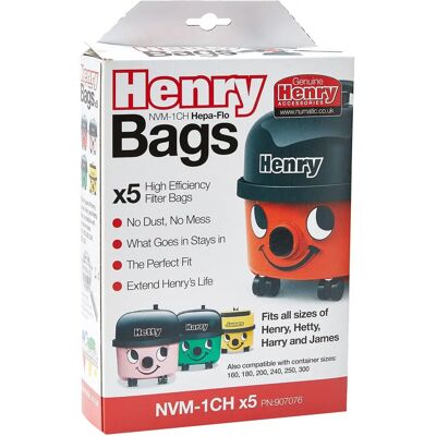 Numatic Henry - White - Vacuum Bags Numatic Henry - White - Vacuum Bags