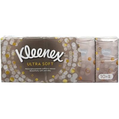 Kleenex Fazzoletti Ultra Morbidi - Confezione da 10 Kleenex Fazzoletti Ultra Morbidi - Confezione da 10