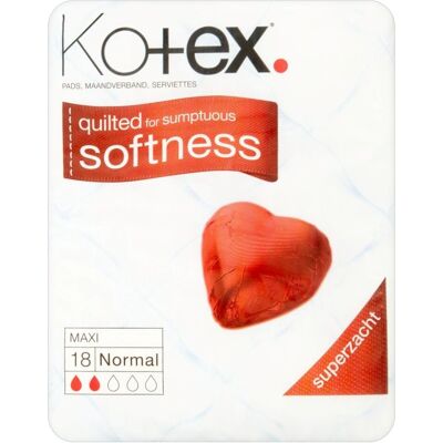 Kotex Maxi Normal 18 Sanitary Towels - Sanitary Towels Kotex Maxi Normal 18 Sanitary Towels - Sanitary Towels