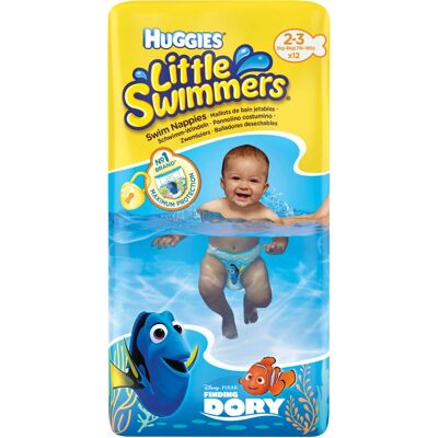 Huggies Little Swimmers Taille 2-3 - Couches de bain Huggies Little Swimmers Taille 2-3 - Couches de bain