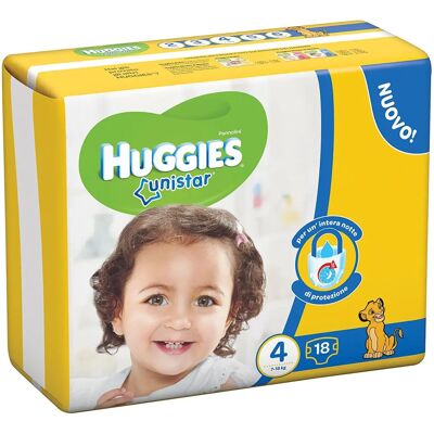 Pannolini Unistar Huggies - Taglia 4 Pannolini Unistar Huggies - Taglia 4