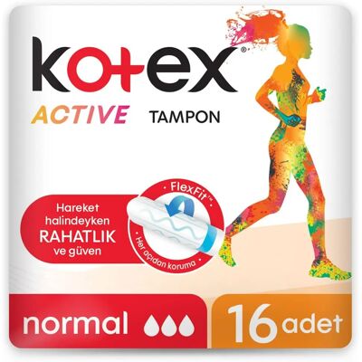 Assorbenti Kotex Active Normal - Donne, Flusso Medio Assorbenti Kotex Active Normal - Donne, Flusso Medio