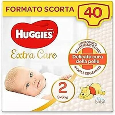 Couches Taille 5 Huggies - Ligne de protection de la peau - Publicité Couches Taille 5 Huggies - Ligne de protection de la peau - Publicité