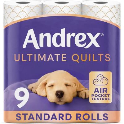 Andrex Supreme Quilts Toilet Paper - White Andrex Supreme Quilts Toilet Paper - White