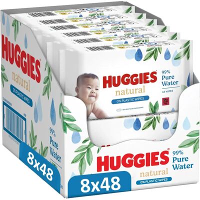 Huggies Natural Pure Water Baby Våtservietter - Baby Våtservietter Huggies Natural Pure Water Baby Våtservietter - Baby Våtservietter