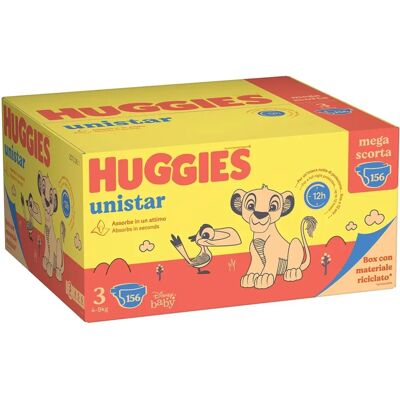Huggies Unistar Modello 3 Pannolini Notte - Pannolini Huggies Unistar Modello 3 Pannolini Notte - Pannolini