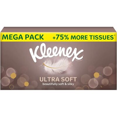Kleenex Ultra Soft Facial Tissues - 12 Pack White Kleenex Ultra Soft Facial Tissues - 12 Pack White