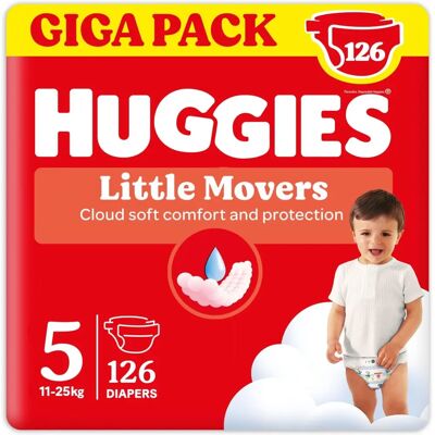 Huggies Ultra Comfort Storlek 5 Blöjor - 126 st Huggies Ultra Comfort Storlek 5 Blöjor - 126 st