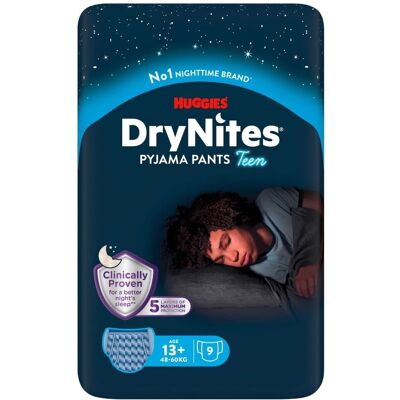 DryNites Chlapec 9 ks 13+ let - Savé Spací kalhoty DryNites Chlapec 9 ks 13+ let - Savé Spací kalhoty
