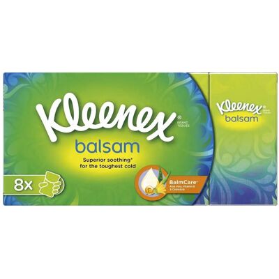Kleenex Balsam Pocket Tissues - Soothing Comfort, 80 Packs Kleenex Balsam Pocket Tissues - Soothing Comfort, 80 Packs