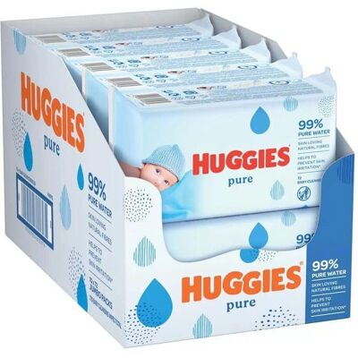 Huggies Pure Baby Wipes - 720 pcs Huggies Pure Baby Wipes - 720 pcs