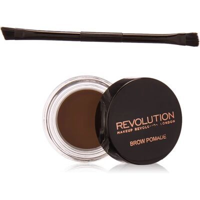 Makeup Revolution Wenkbrauw Pomade - Medium Brun - Wenkbrauwvormingsproduct Makeup Revolution Wenkbrauw Pomade - Medium Brun - Wenkbrauwvormingsproduct