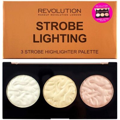 Palette de Maquillage MAKEUP REVOLUTION Strobe Lighting Highlighter - Palette de Maquillage - Publicité Palette de Maquillage MAKEUP REVOLUTION Strobe Lighting Highlighter - Palette de Maquillage - Publicité
