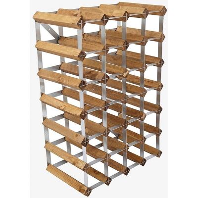 Traditional Wine Rack Brillanter Eichenholz 30 Flaschen - Weinregal Traditional Wine Rack Brillanter Eichenholz 30 Flaschen - Weinregal
