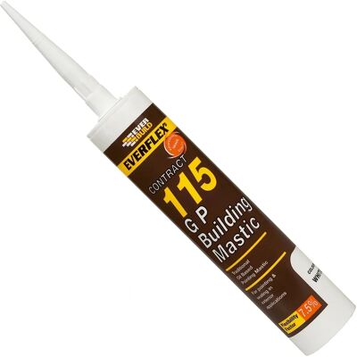 Mastic de construction Everbuild Everflex 115 GP Blanc - Mastic de construction - Publicité Mastic de construction Everbuild Everflex 115 GP Blanc - Mastic de construction - Publicité