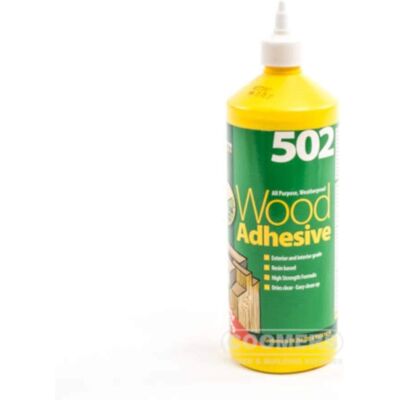 Everbuild Everbuild 502 All Purpose Weatherproof Wood Adhesive - Impact Resistant - 1L Everbuild Everbuild 502 All Purpose Weatherproof Wood Adhesive - Impact Resistant - 1L