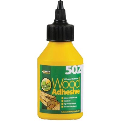 Everbuild 502 Modèle - Colle pour bois résistante aux intempéries et aux chocs - Publicité Everbuild 502 Modèle - Colle pour bois résistante aux intempéries et aux chocs - Publicité