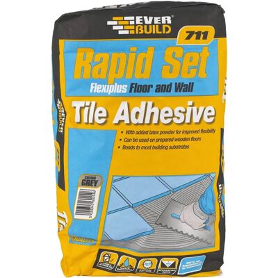 Everbuild RSPLUS 711 Rapid Set Flexiplus Tile Adhesive - tile adhesive Everbuild RSPLUS 711 Rapid Set Flexiplus Tile Adhesive - tile adhesive