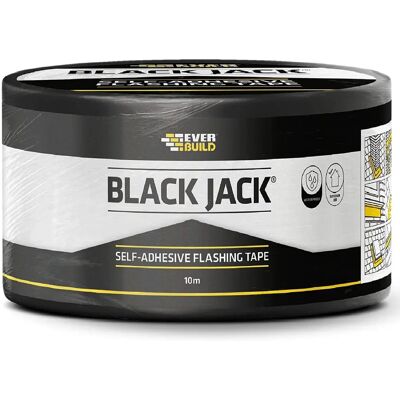 Everbuild Black Jack Flashing Tape - Waterproof, Self-Adhesive, 300mm x 10m Everbuild Black Jack Flashing Tape - Waterproof, Self-Adhesive, 300mm x 10m