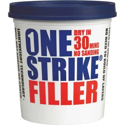 Everbuild Everbuild One Strike Filler Blanc - Remplit Trou et Fissures - 450ml - Publicité Everbuild Everbuild One Strike Filler Blanc - Remplit Trou et Fissures - 450ml - Publicité