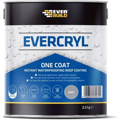 Everbuild Evercryl One Coat Roof Repair Compound Grey - Roof Repair Everbuild Evercryl One Coat Roof Repair Compound Grey - Roof Repair